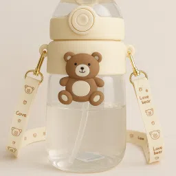Eco-friendly Baby Water Bottle For Kids With Soft Silicone Straw & Strap-850 ML-picture-24
