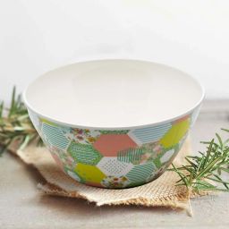 Melamine Salad Bowl Round Maggie bowl,GREEN BEE Dishwasher Safe FDA Approved Elegant Every Occasion-image-43