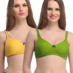 Pack of 2 Women Full Coverage Non Padded Bra-image-25