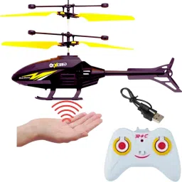 Gravity Sensor Helicopter, Remote Control Helicopter Toy, Black Helicopter-65