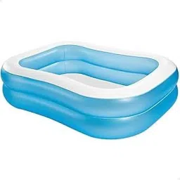 Intex Swim Centre Family Pool, Blue With Free Pump Inflatable Swimming Pool-16