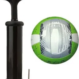 GREEN 12 PU 8000 SUPER WITH AIR PUMP Volleyball - Size: 4-image-14