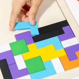 authfort Toddlers Intelligence Tangrm & Counting Mathematical Intelligence Sticks Combo image 3