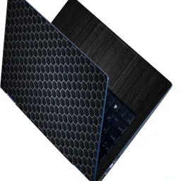 INDIA SHOPERS Full Body Laptop Skin For 14 to 15.6 inch Laptop - Carbon Black Honeycomb Self Adhesive Stretched Vinyl Laptop Decal 15.6-image-50