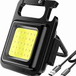 Keychain flash-Light with Bottle Opener-LED Front Light (Black) Torch-13