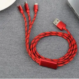 BUFONA Fast Charging Cable Universal 3in1 MultiplePin Mobile Data Cable Type-C Cable Charging Pad-picture-18