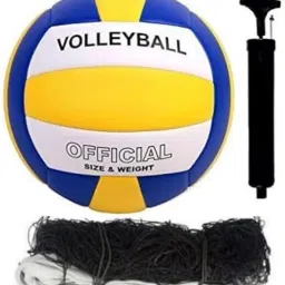SUPER SOFT SYNTHITIC HAND STICHED WITH NYLON NET Volleyball - Size: 4-picture-26