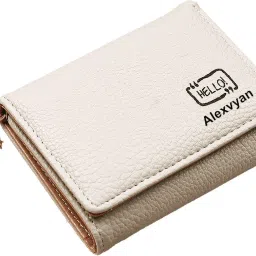Women Casual, Ethnic, Evening/Party, Formal, Travel, Trendy White Genuine Leather Wallet-image-27