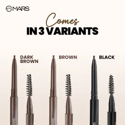 mars Oh Brow Dual-Ended Eyebrow Pencil With Spoolie, Long-Lasting & Easy Glide image 5
