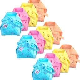 Baby Nappy/ Langot / Cloth Diaper, Pack Of 12, 0 - 3, Months, Washable, Hosiery-21