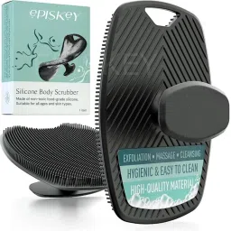 Silicone Body Scrubber for Nourishing & Cleaning Skin | Body Exfoliator-image-79