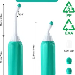 Portable bidet, Jet Spray for Toilet | Retractable, 2 angled Nozzles P39 Manual Bidets-image-86