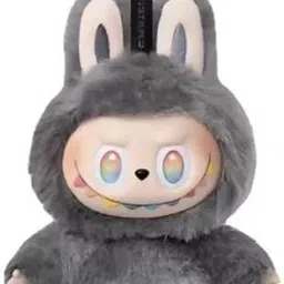 keculf Cute Labubu Bunny Plush Toy – Fluffy Character Doll for Bags, Gifting & Display - 12 mm image 3