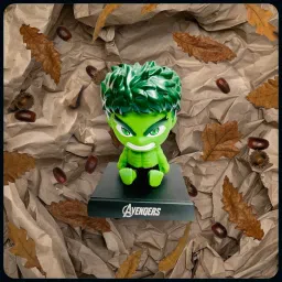 Figure-Super Hero Hulk Limited Edition Bobblehead with Mobile Holder 52-image-58