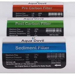 Threaded Filter Set for ro Water Purifier Carbon Sediment kit for All Kinds of RO/UV/UF Solid Wire Connector-image-10