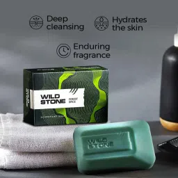 wild stone Soap Ultra Sensual & Forest Spice Combo for Men, 100gm Each image 3