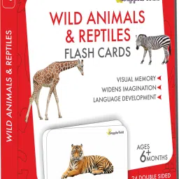 Early Learning - Wild Animals & Reptiles Flashcards-25