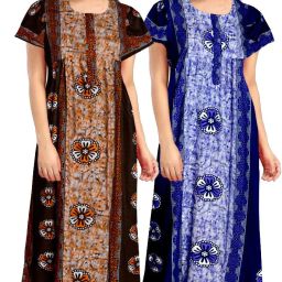 Pack of 2 Women Nighty Set-picture-28