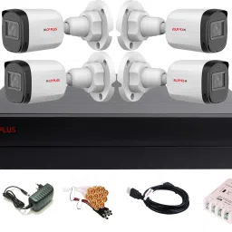 CP PLUS 4 Channel HD DVR 1080P,Higher Resolution 2.4MP FULL HD IP67 Outdoor Camera,C203 Security Camera-1