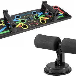 Combo Of Adjustable Section Sit Up Bar And Push Up Board For Fitness Accessory Kit Kit-picture-28