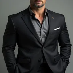 cadmon Men Solid Single Breasted Casual Blazer-picture-0