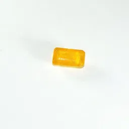 Yellow Sapphire AA++ Quality 5.3cts stone Regular Rectangular Crystal Stone-0