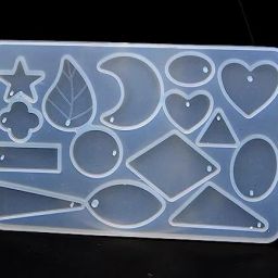 RESIN MOULD FOR EARING DIY JEWELER KEYCHAIN PENDANT ART KIT FOR RESIN ACCESSORIE-image-40