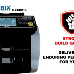 COSBIX C-9300 PRO New-Gen Mixed Currency Denomination Value Counting 4D Detection Cash Note Counting Machine image 5