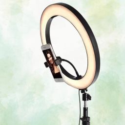 BITWEAVE 10 Inch Ring Light for Instagram Reels – With Phone Holder Ring Flash-image-11