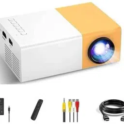 Jaaro Mini Projector Compatible with Smartphone/Tablet/TV Stick/USB Drive IQ13 (600 lm / Remote Controller) Portable Projector-image-98