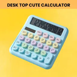 Desktop Calculator, 12-Digit Large LCD and Large Buttons for Office, Homes W287 Basic Calculator-image-41
