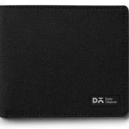 Men Black Fabric Wallet - Regular Size-21