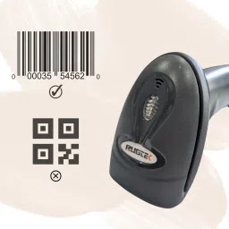 rugtek LS3000R 1D Wired High Speed Handheld Rugged Laser Barcode Scanner image 3
