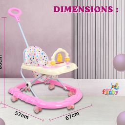Musical Activity Walker With Parent Rod-0