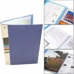 shivom 60 pocket Display Book holder, Paper Document Holder, Business Presentation Book, Presentation Folder, certificate file image 3