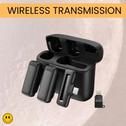 J13 Wireless Microphone With Coller Mic Noise Reduction for Youtube/VloggingC396 Microphone-picture-17