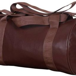 20 L Gym Duffel Bag - DB_Brown Leatherite - Brown-image-46