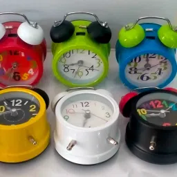 bhatia Analog Yellow Clock image 3