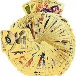 20Pc Gold Foil Playing Cards, Assorted Cards TCG Deck Box-27