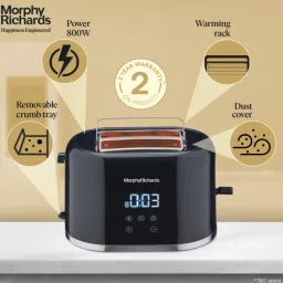 morphy richards Windsor Series Digital 2 Slice 800 W Pop Up Toaster image 3