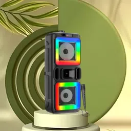GUGGU DJ Box 40W Bluetooth Speaker with FM Radio, Mic & RGB Light Party SpeakerQA182 40 W Bluetooth Party Speaker-17