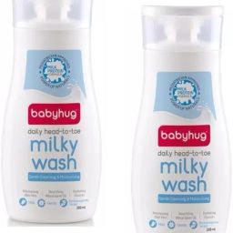 Gentle Cleaning & Moisturising Daily Head to Toe Milky Wash (200ml) Pack of 2-image-4