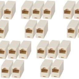 Sadow Pack of 25 LAN/RJ45 Cable Connector Cover Female to Female Ethernet Coupler LAN Adapter Extender RJ 45 Socket Network cat5 cat6 Jointer Lan Adapter-picture-24