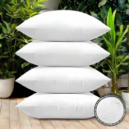 LUXURY Polyester Fibre Solid Sleeping Pillow Pack of 4-image-96