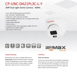 CP PLUS CP-UNC-DA21PL3C-L-Y CP Silver Series 2MP Network Built-in Mic, Security Camera image 4