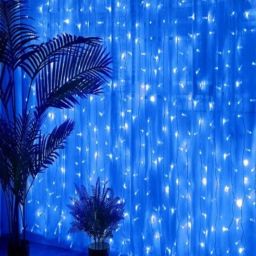 40 LEDs 11 m Blue Steady String Rice Lights-image-61