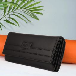 Casual, Party, Formal, Sports Black Clutch - Regular Size-image-77