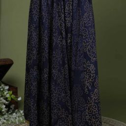 Women Printed Regular Blue Skirt-image-30