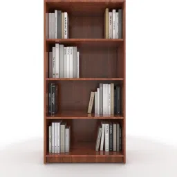 Engineered Wood Open Book Shelf-23