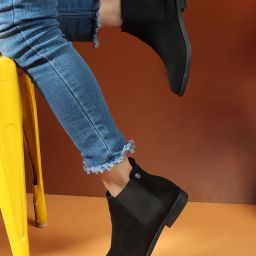 Women Casual Block-Heeled Chelsea Boots Boots For Women-image-3